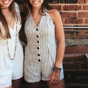 Urban Outfitters Striped Romper